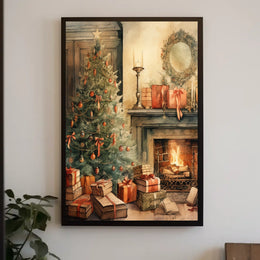 Cozy Christmas Eve Poster