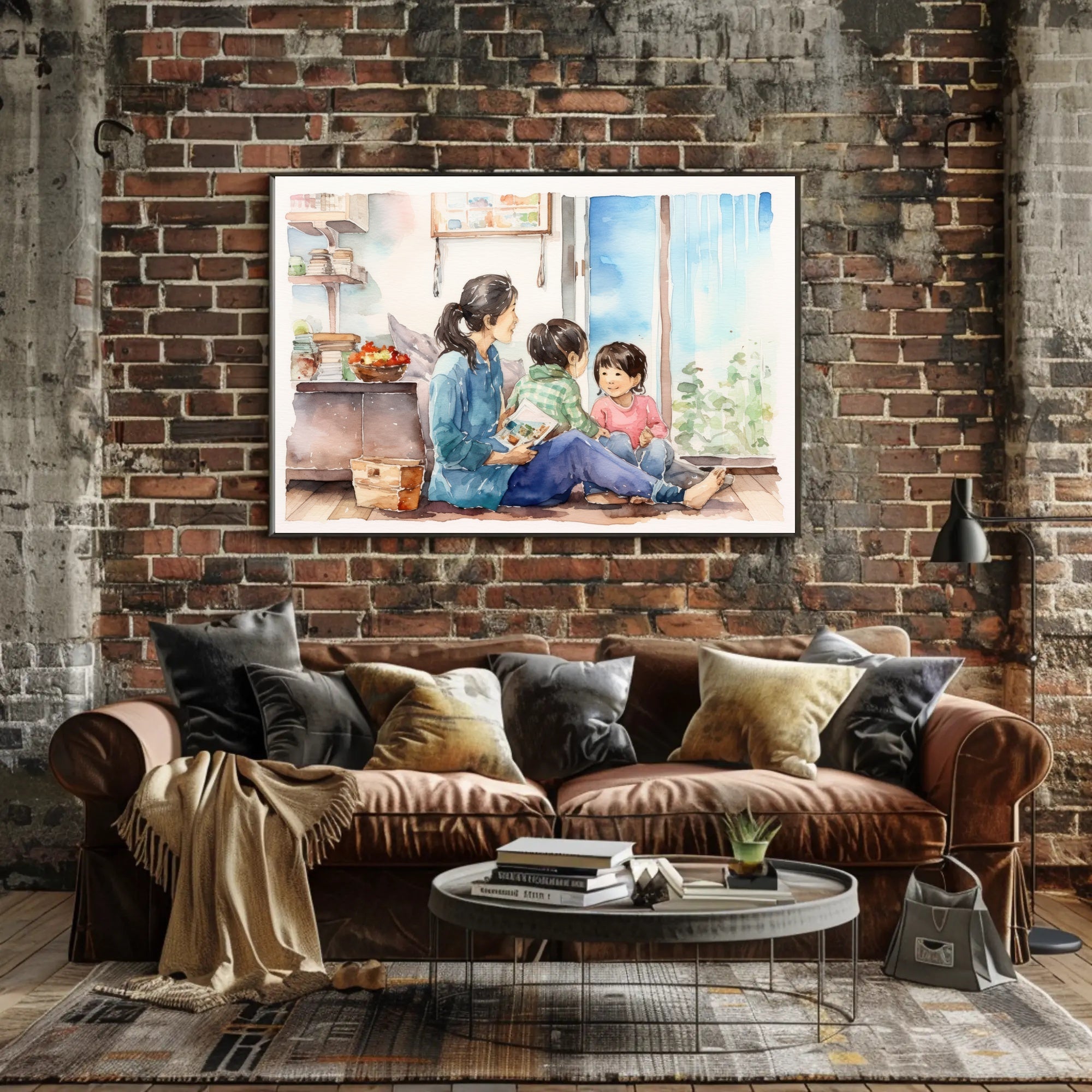 A Cozy Afternoon at Home Poster PosterGoat