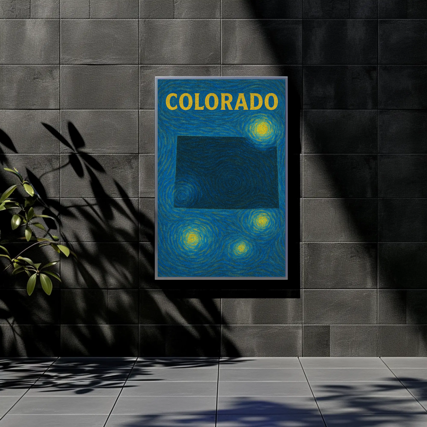 Colorado Starry Night Poster