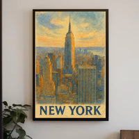 New York City Skyline Poster