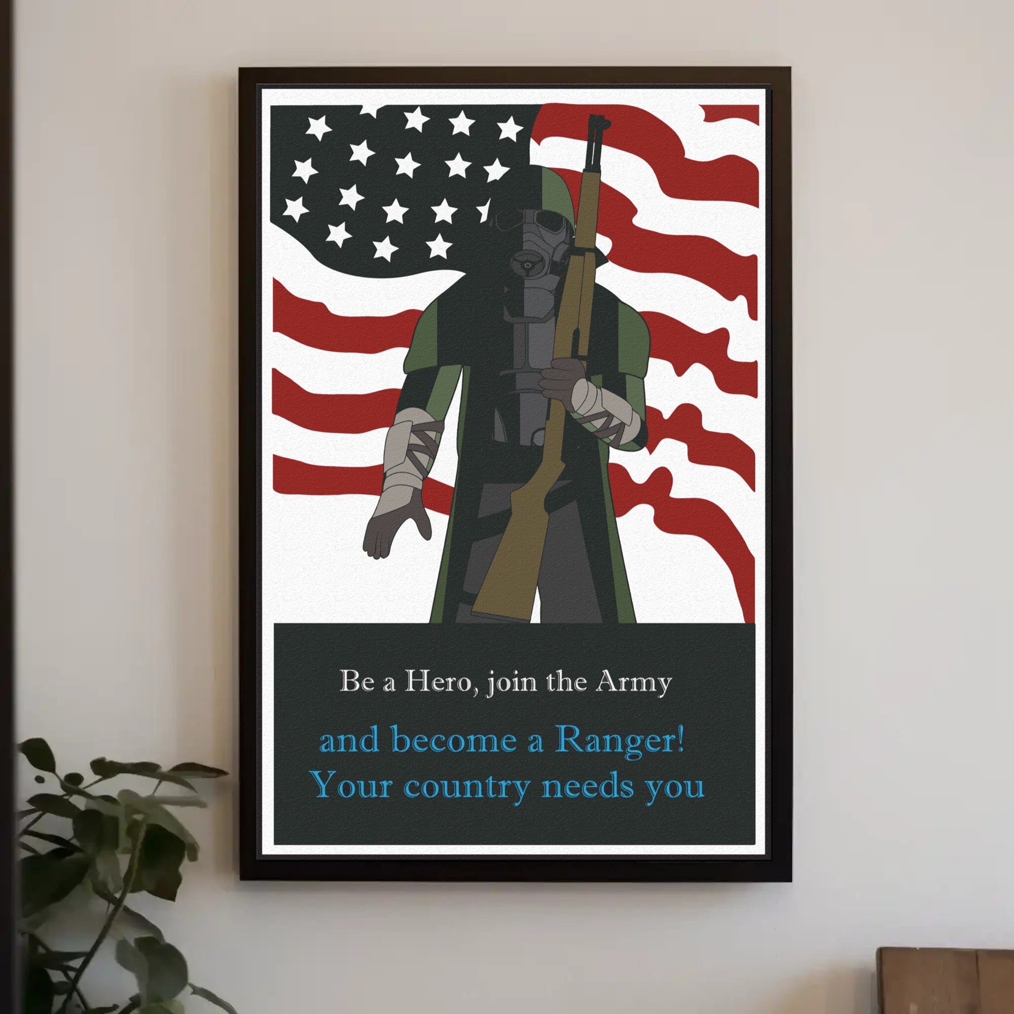 Join the Army: Be a Warrior - Military Recruitment Poster