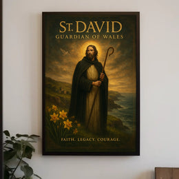 St. David Guardian of Wales Poster