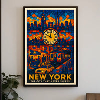 New York The City That Never Sleeps Poster