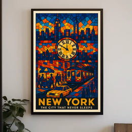 New York The City That Never Sleeps Poster