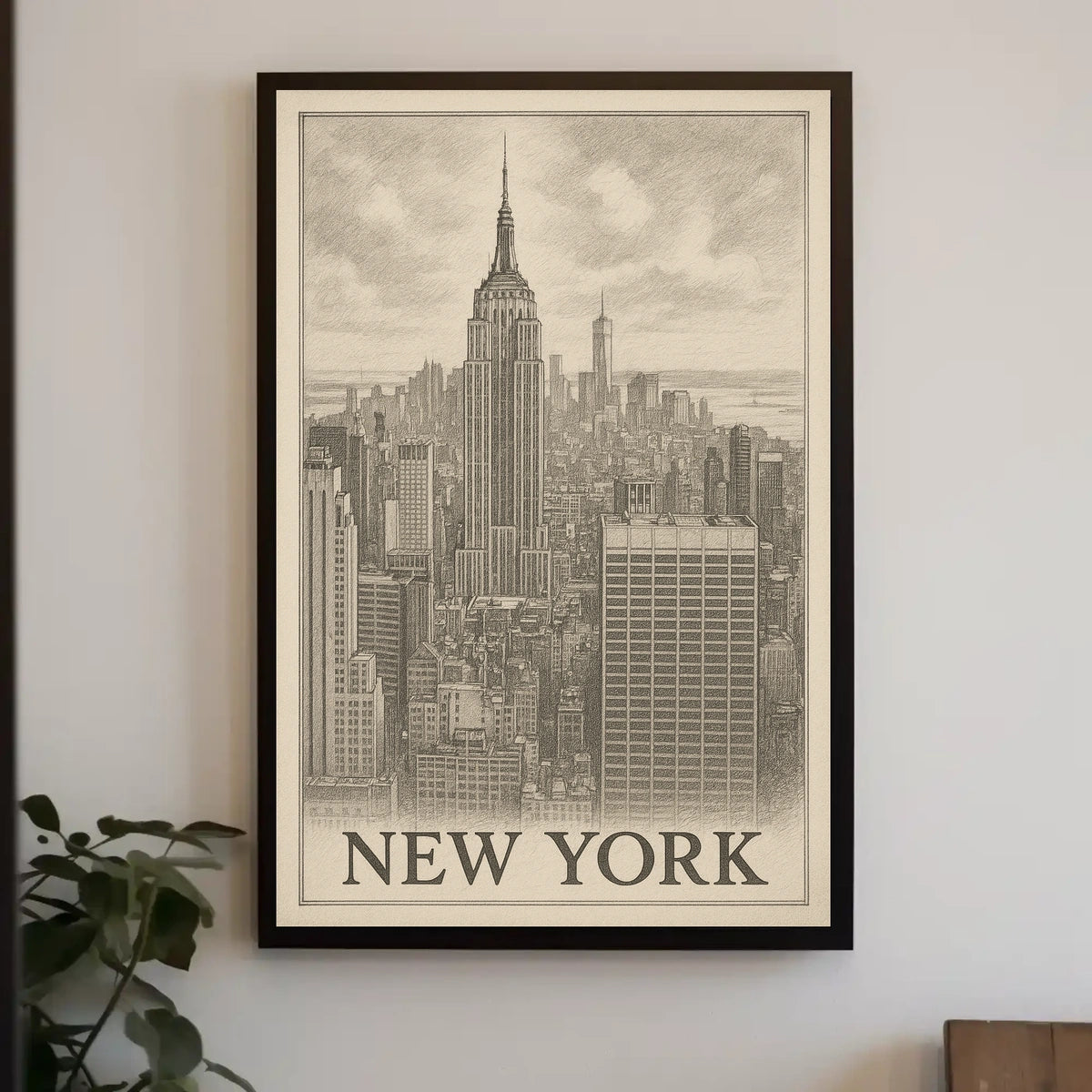 Iconic New York Skyline Poster
