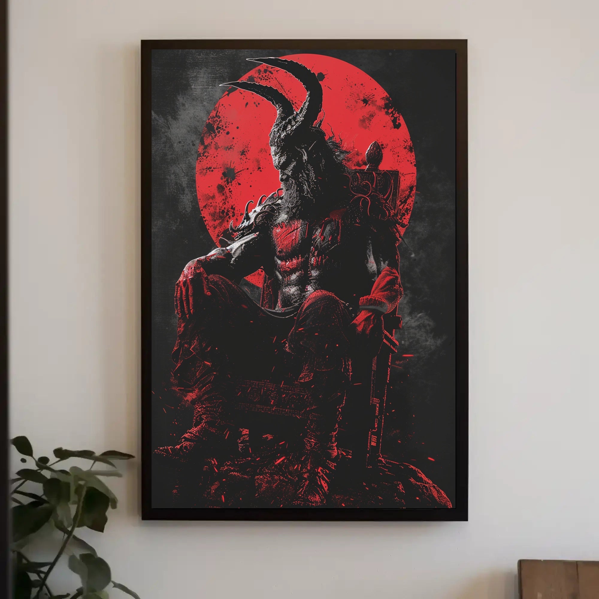 The Dark Monarch Art Print Poster for Home Decor and Wall Art PosterGoat