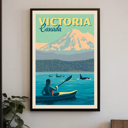 Victoria, Canada Scenic Adventure Poster