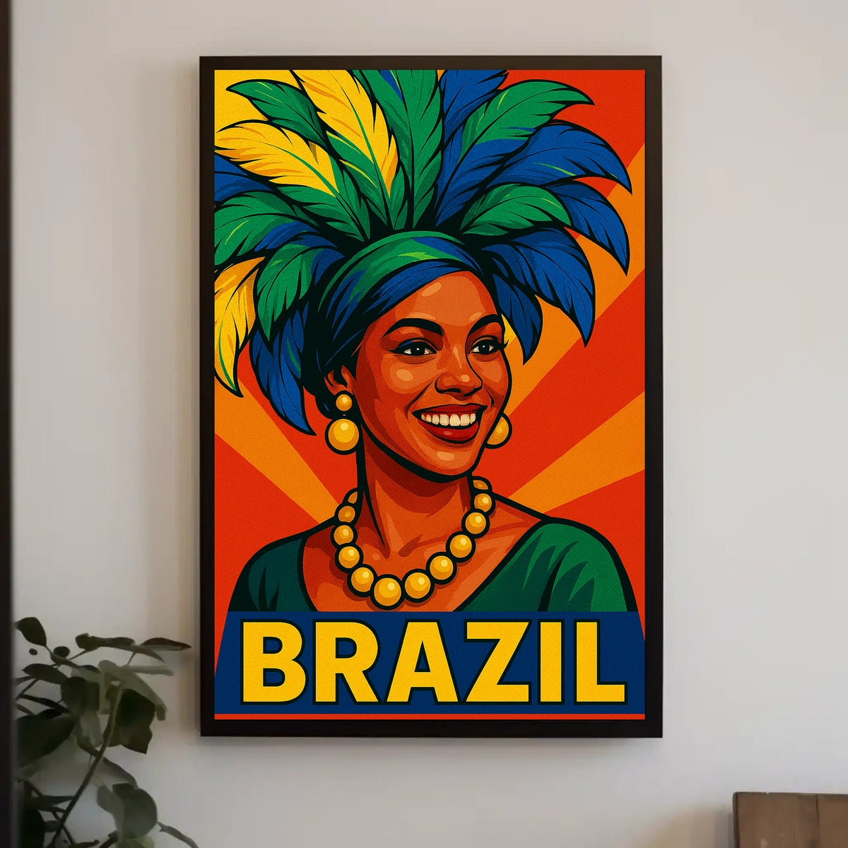 Vibrant Brazil Celebration Poster