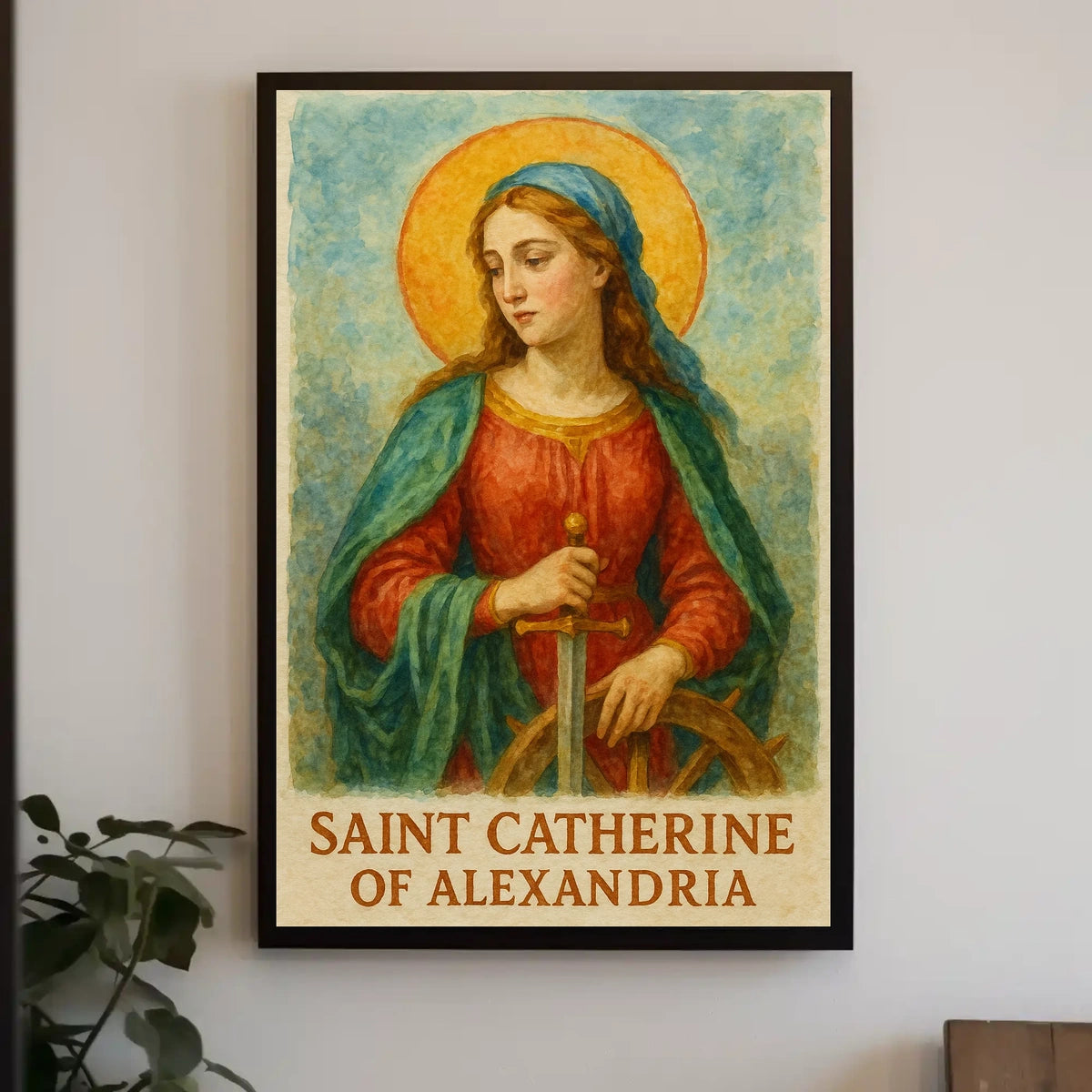 Saint Catherine of Alexandria Poster