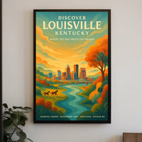 Discover Louisville, Kentucky Poster