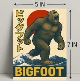 Bigfoot Sighted Poster PosterGoat