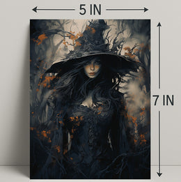 Enigmatic Forest Witch Poster