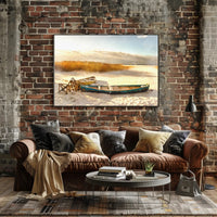 Winter Serenity by the Lake Poster