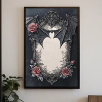 Gothic Elegance Frame Poster