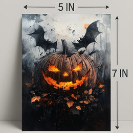 Spooky Jack-O-Lantern Poster