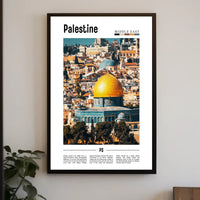 Vibrant Jerusalem Dome of the Rock Cultural Heritage Poster PosterGoat