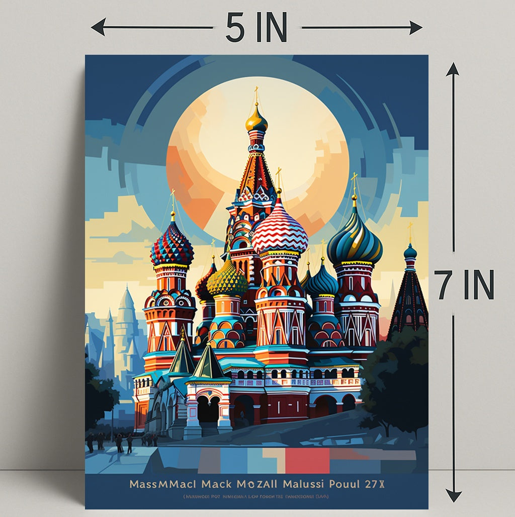 Vibrant Domes Of St. BasilS Cathedral Poster