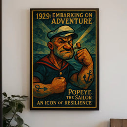 Popeye 1929 Art Poster POP-215