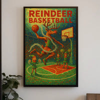 Reindeer Basketball Extravaganza Poster