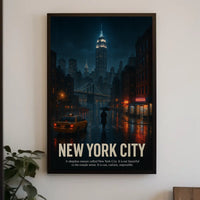 New York City A Sleepless Mosaic Poster