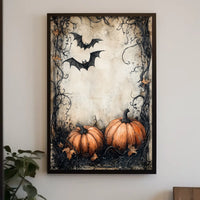 Halloween Vibe: Spooky Autumn Night Artistics Poster