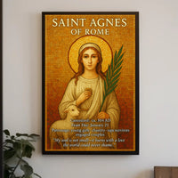 Saint Agnes of Rome Poster PosterGoat