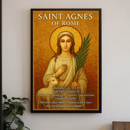 Saint Agnes of Rome Poster PosterGoat