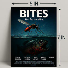 Bites Fear Has Two Sides Poster PosterGoat