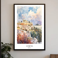 Athens, Greece A Timeless Landscape Poster