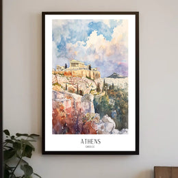 Athens, Greece A Timeless Landscape Poster