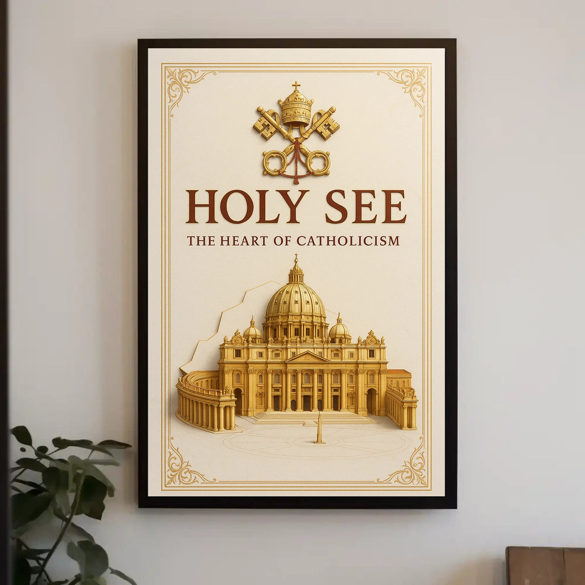 Holy See The Heart of Catholicism Poster
