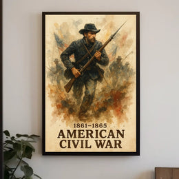 American Civil War 1861-1865 Poster