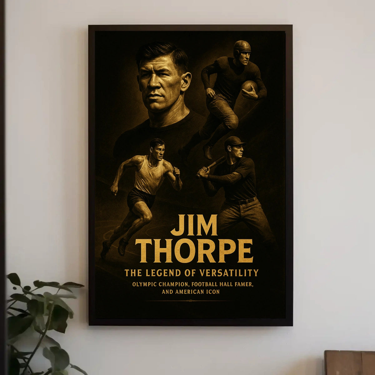 Jim Thorpe A Sports Legend Poster
