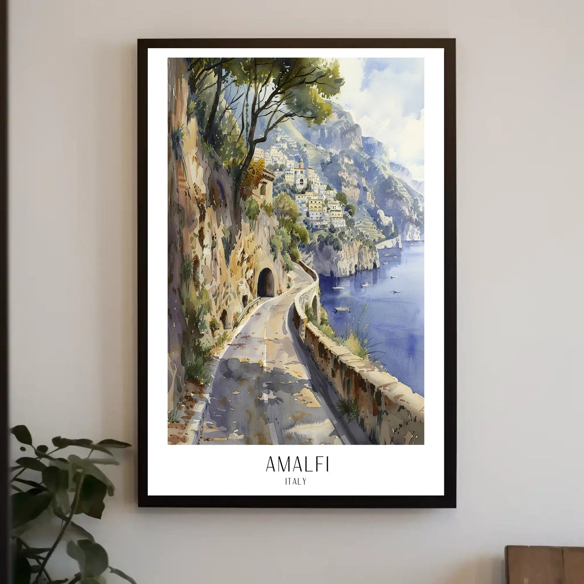 Amalfi Coast Scenic View Poster