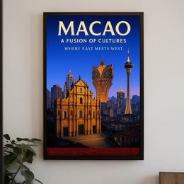 Macao A Fusion of Cultures Poster PosterGoat