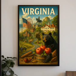 Discover Virginia Poster