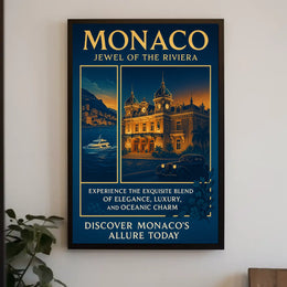 Monaco Jewel of the Riviera Poster