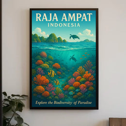 Raja Ampat Explore the Biodiversity of Paradise Poster