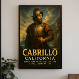 CabrilloS Pacific Landing Poster