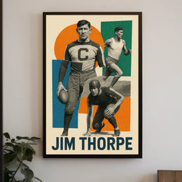 Jim Thorpe Athletic Legend Poster