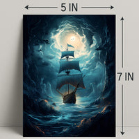 Voyage Through The Storm Poster PosterGoat