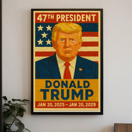 Donald Trump 47Th President Poster