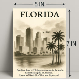 Florida The Sunshine State Poster PosterGoat