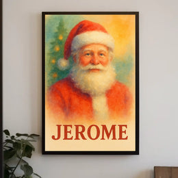 Christmas Cheer Santa Claus Holiday Magic Cultural Poster