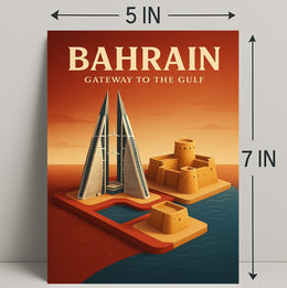 Bahrain Gateway to the Gulf Cultural Heritage Poster