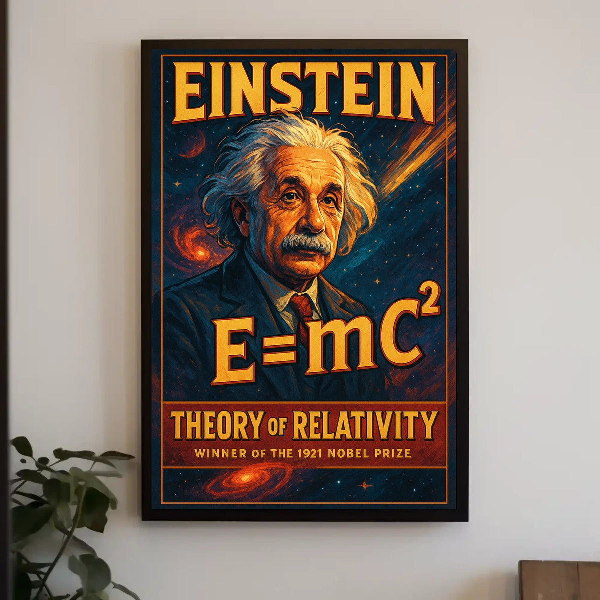 Albert Einstein Theory Of Relativity Poster