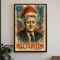 Bill Clinton 42nd President of the United States Christmas SeriesPoster