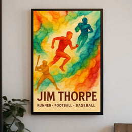 Jim Thorpe Multisport Legend Poster