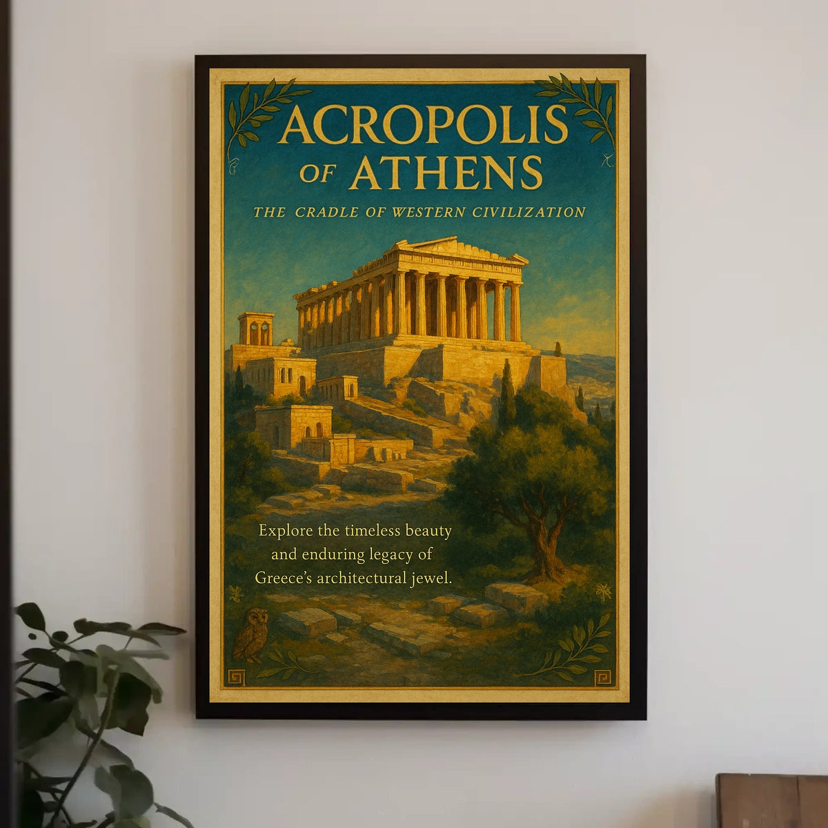 Acropolis of Athens Poster