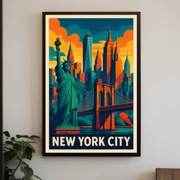 New York City Skyline Poster